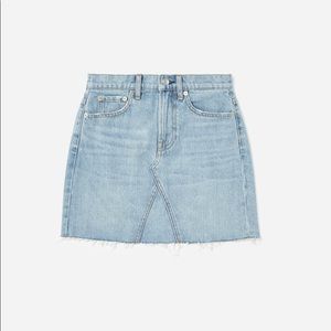 Everlane reconstructed denim skirt